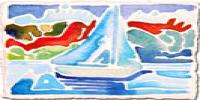 Micro Watercolor (Boat) 